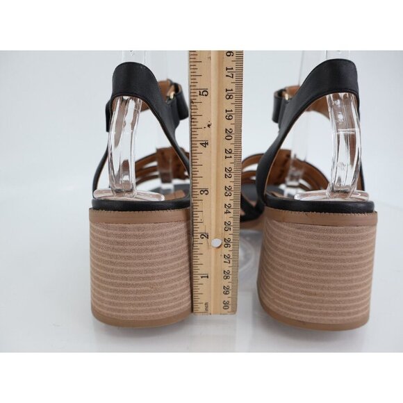 Vionic Maisy Sandals Womens Size 9.5 Block Heel Slingback Strappy Black - Picture 6 of 10